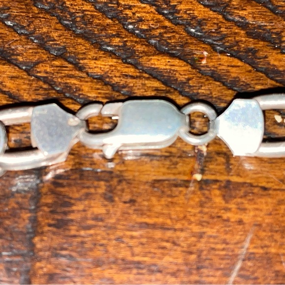 Solid Silver Italian Necklace - Picture 6 of 7